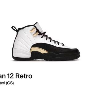Jordan 12 Retro - White/Black/Gold Accents